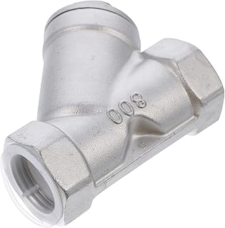 YARNOW Pré-Filtro Filtro De Aço Inoxidável Filtro De Cozinha Purificador De Água Nd Filtros De Filtro Filtro Em Linha Filtro Tipo Y Filtro Em Linha Válvula De Controle Rosca Aço