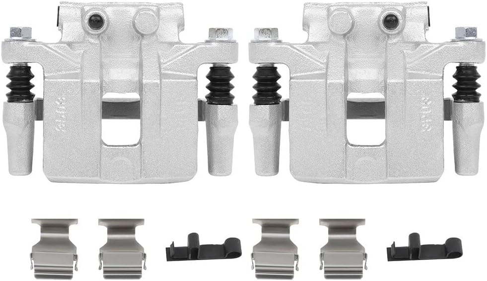 AUTOMUTO Rear Left & Right 18B5105 18B5104 Disc Brake Calipers With Bracket For Chrysler 2007-2014 For Dodge 2008-2014 For Jeep 2007-2017 For Mitsubishi 2008-2016