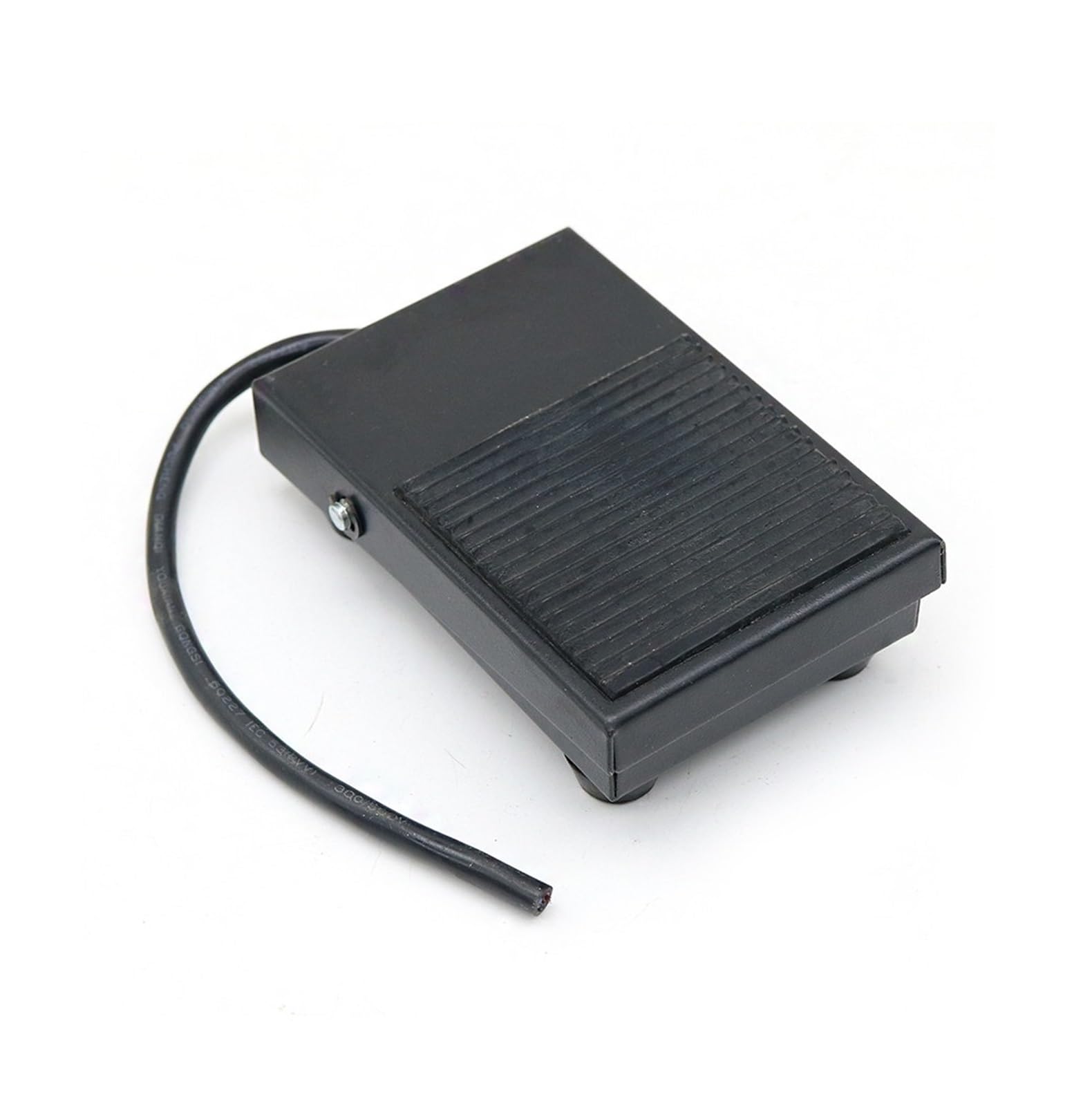 1 szt. TFS-1 żelazna powłoka antypoślizgowy chwilowy przełącznik zasilania z przewodem 15 cm 220 V AC10A wodoodporny kontroler SPDT czarny 1NO1NC ZCKHNQOP