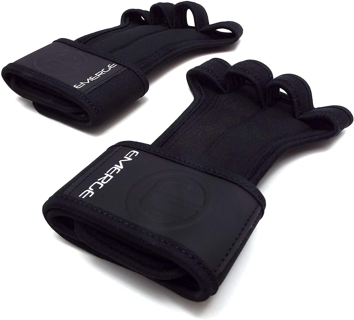 Cross Training Fitness Grips by Emerge - Strong Hand Protectors with Wrist Brace - Comfortable Grips for Gymanstics and WOD Cross Training