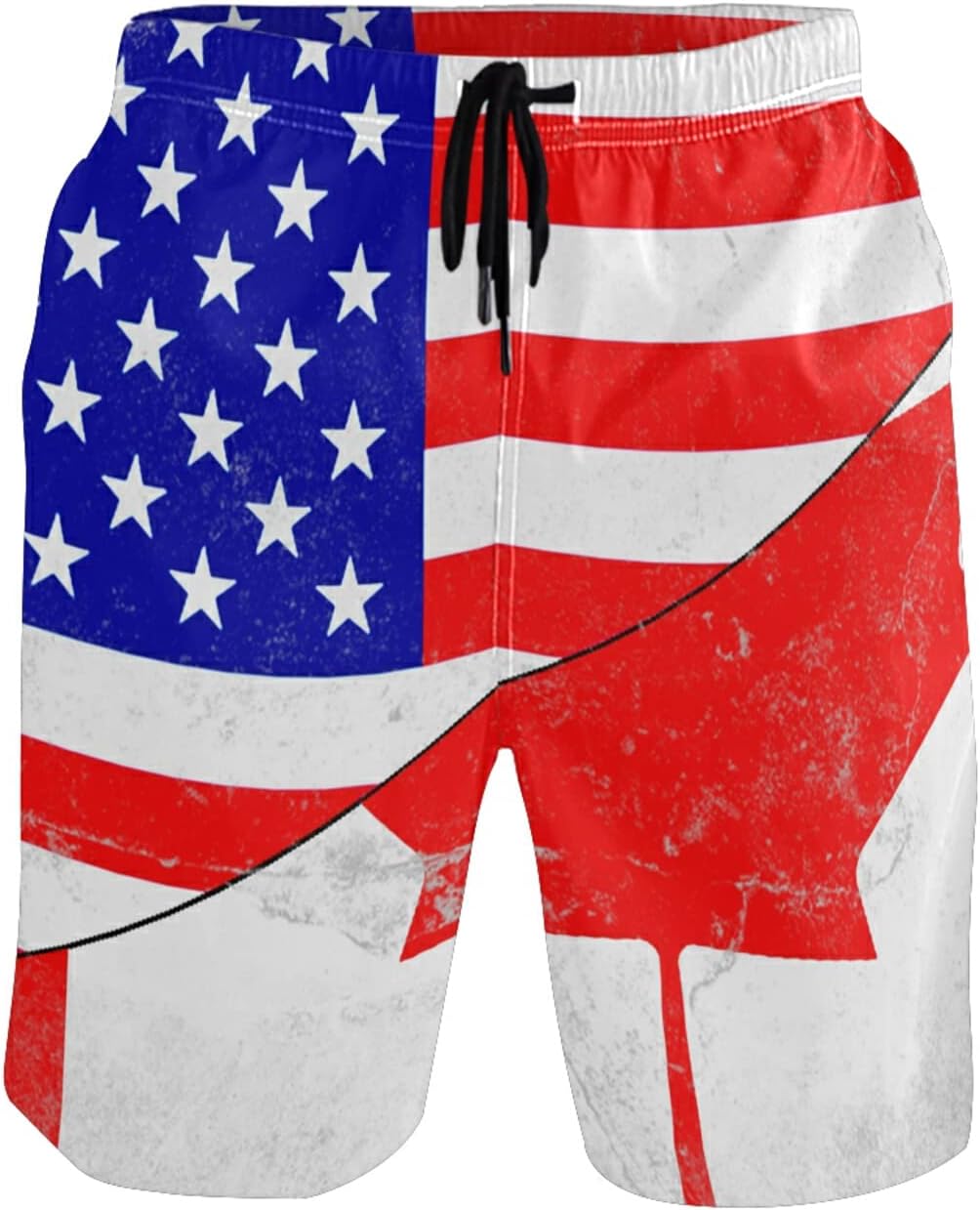 Short de plage d'été pour homme - Imprimé drapeau américain - Short de bain 4 juillet - Short de bain décontracté - Short de vacances décontracté - Pantalon de survêtement confortable - Taille Short de plage d'été pour homme - Imprimé drapeau américain - Short de bain 4 juillet - Short de bain décontracté - Short de vacances décontracté - Pantalon de survêtement confortable - Taille
