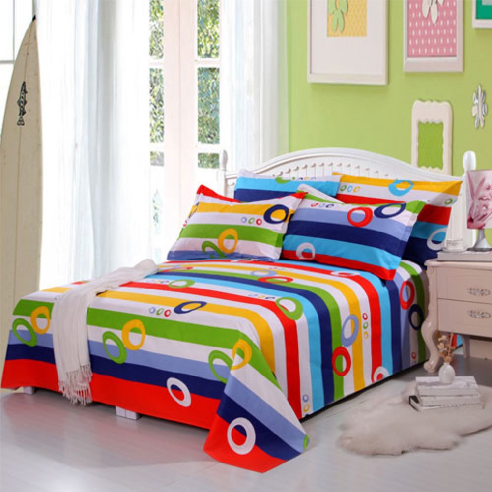 Feuilles de coton grossier anti-glisse grand drap rembourré