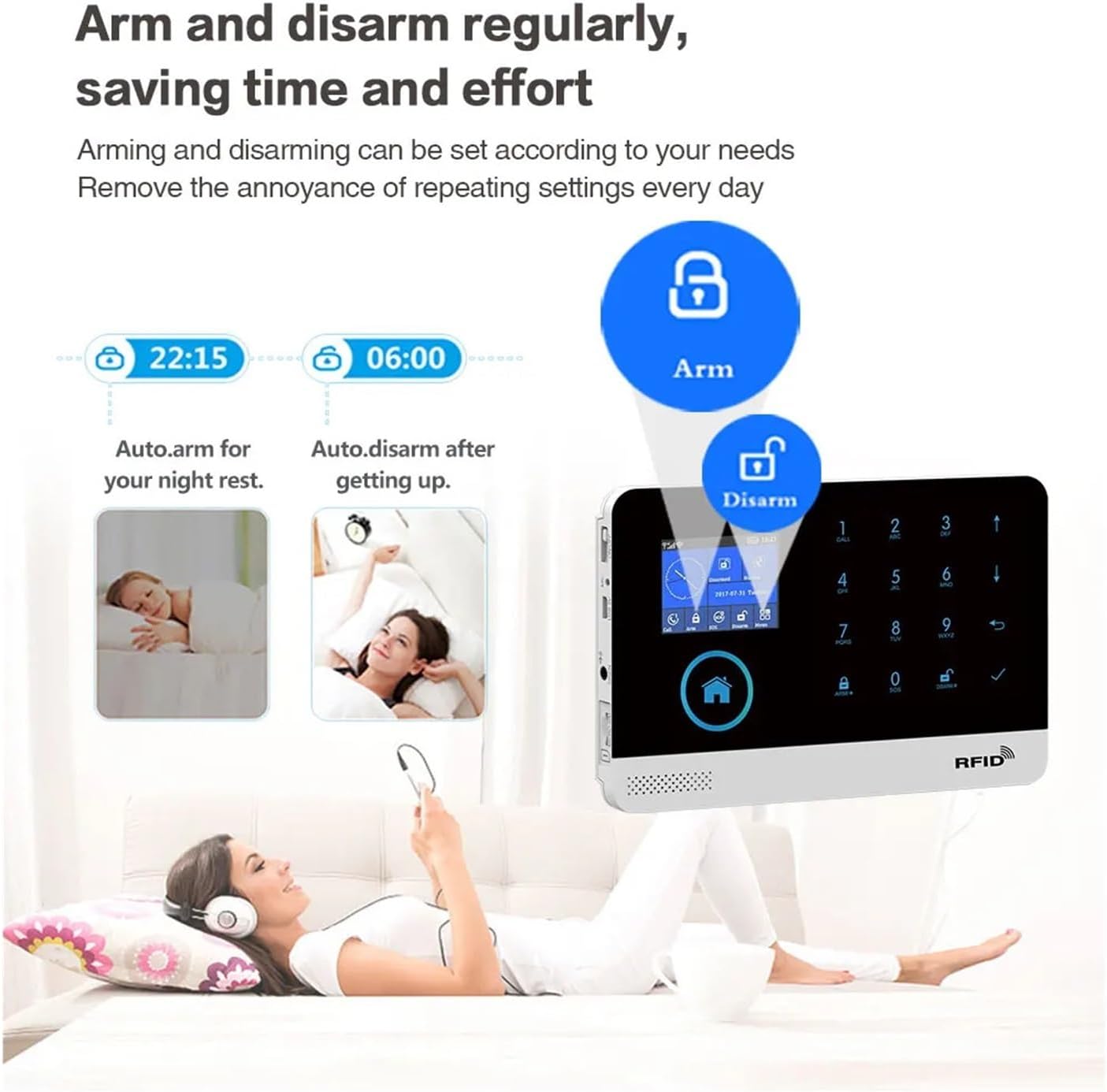 Scheduled Arming and Disarming Feature