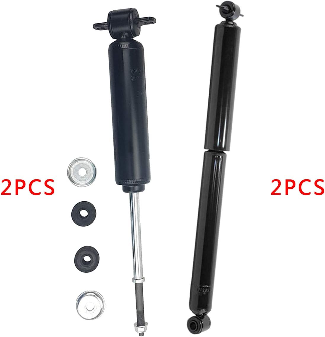 Maxfavor Complete Set (4 Pieces) Front and Rear Shock Absorbers and Struts Assembly Compatible with Chevrolet Blazer/S10, GMC Jimmy/Sonoma & Isuzu Hombre 1992-2005, OE 32186 32300