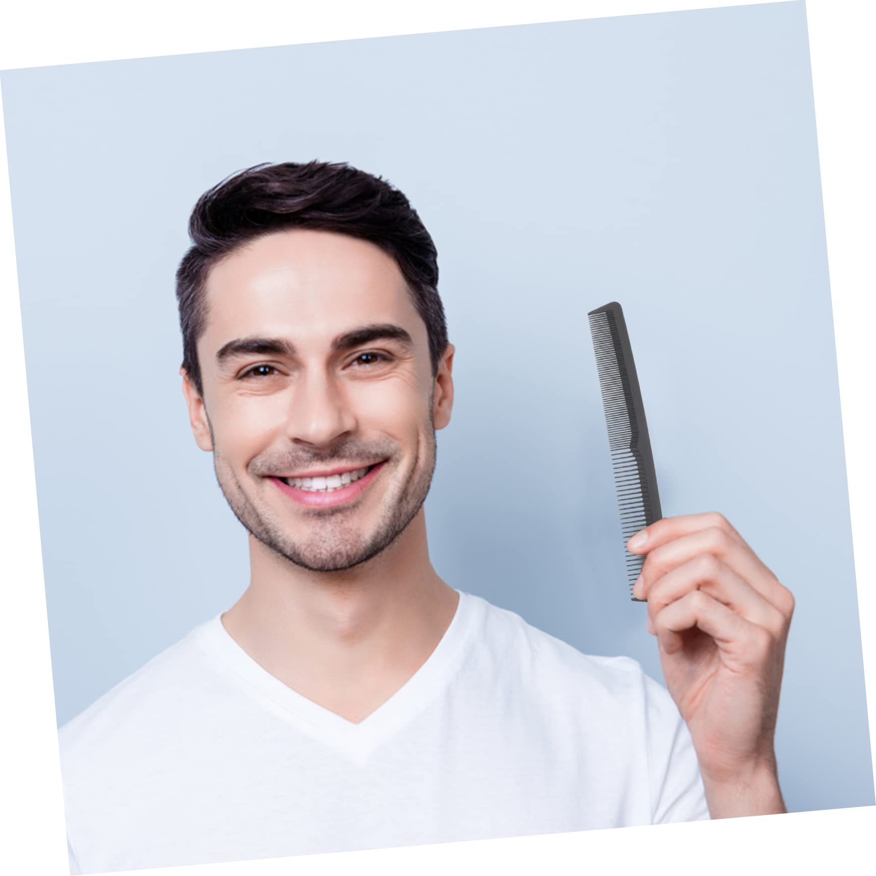 Baluue 3 Set Di Pettini A Doppio Dente A Denti Larghi E in Plastica Per Lo Styling Di Uomini E Donne Districare I Lisci 6 Pezzi*3