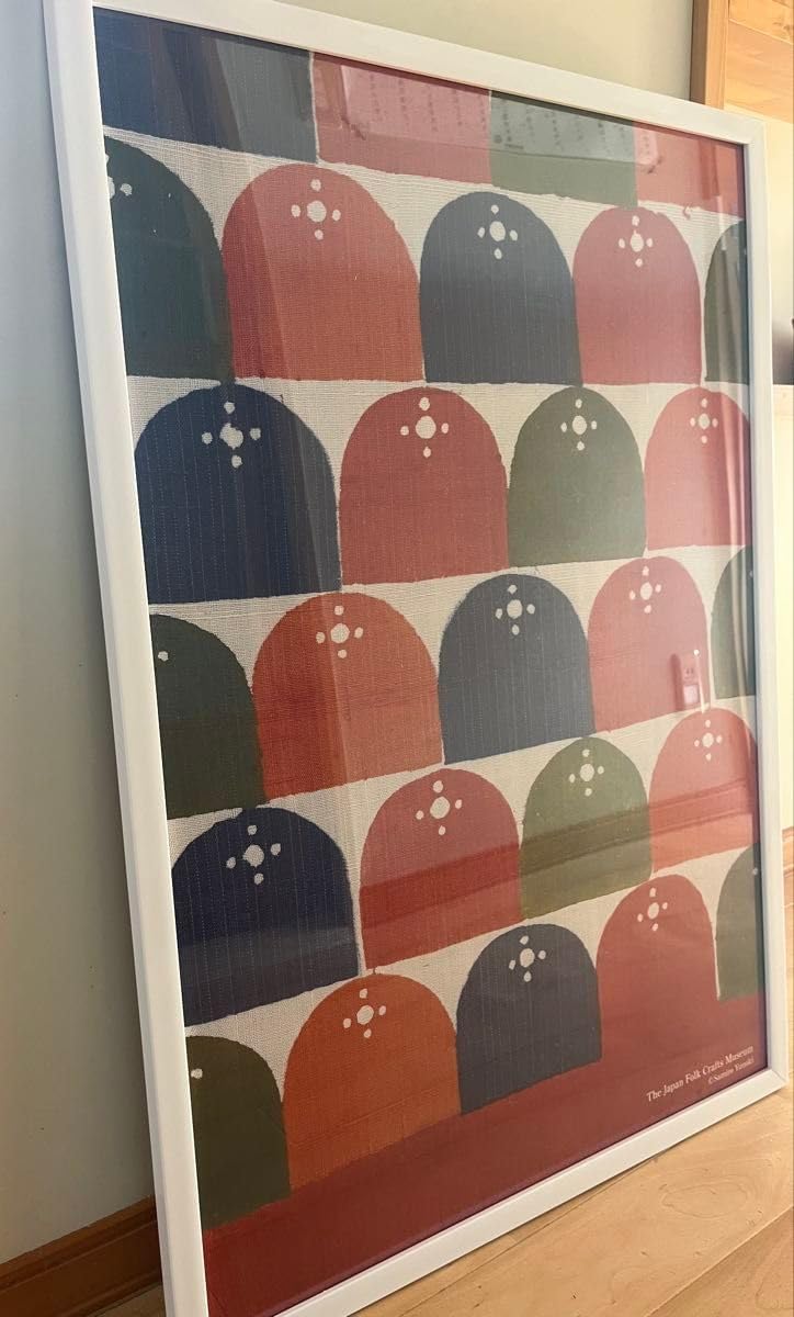 柚木沙弥郎ポスター B2額縁入り 2つセット 柚木沙弥郎 B2サイズ ポスター