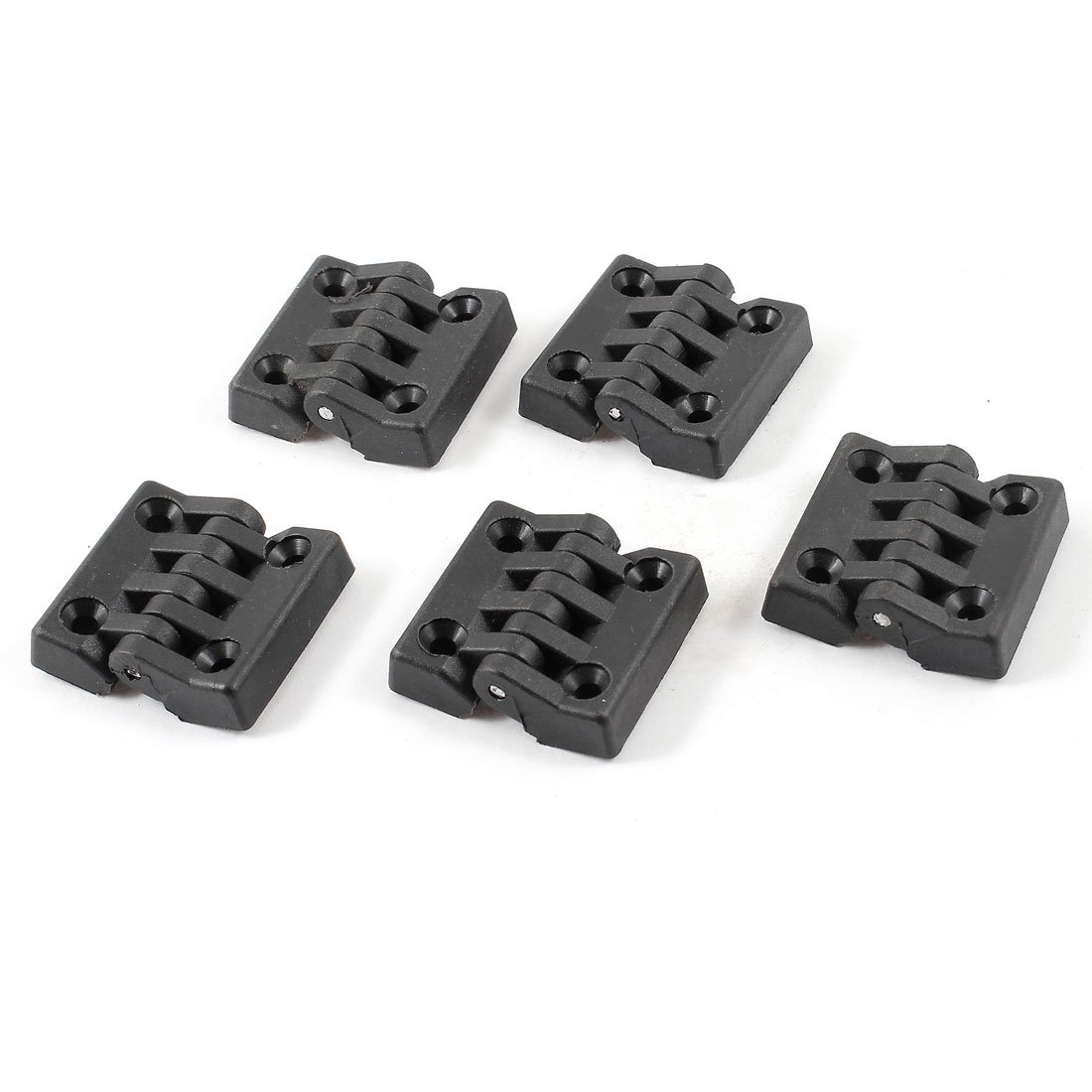 Aexit 5 Pcs Clothes Hangers Plastic Rectangle Folding Furniture Cupboard Cabinet Door Children's Clothes Hangers Butt Hinge