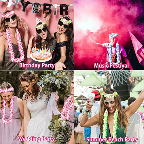 Ghirlanda di Fiori Luau, 5 Pcs Collana di Fiori