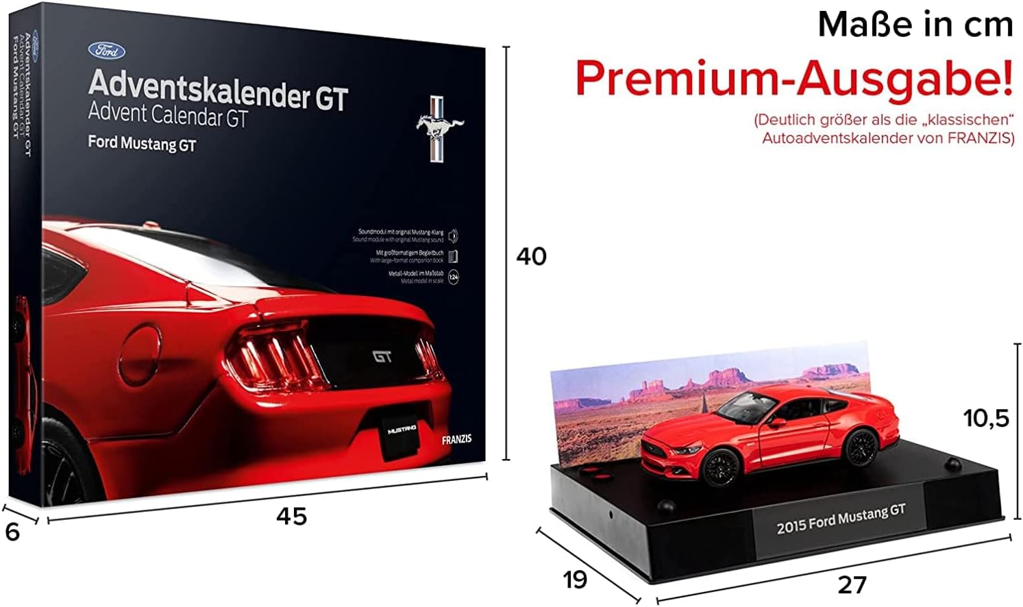 Ford Mustang GT Advent Calendar