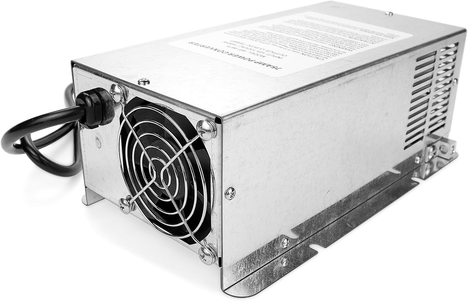 WF-9875 75 Amp RV Power Converter - Deck Mount Three-Stage Power Converter/Charger， Replacement for WF-9875, WF-9875-AD, WF-9875-AD-CB, and Other WF-9800 Series Power Converters