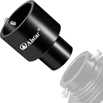 Alstar 0.965 Inch to 1.25 Inch Telescope Eyepiece Adapter with Screw Metal