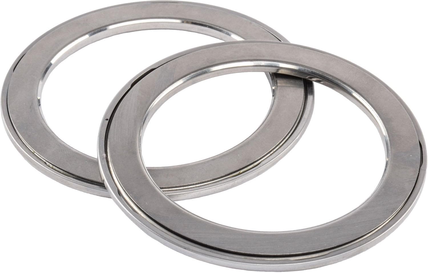 JEGS Coil-Over Shock Roller Thrust Bearings | Assembled Shielded Bearings | 2.5� ID | 3.4� OD | 2 Per Package