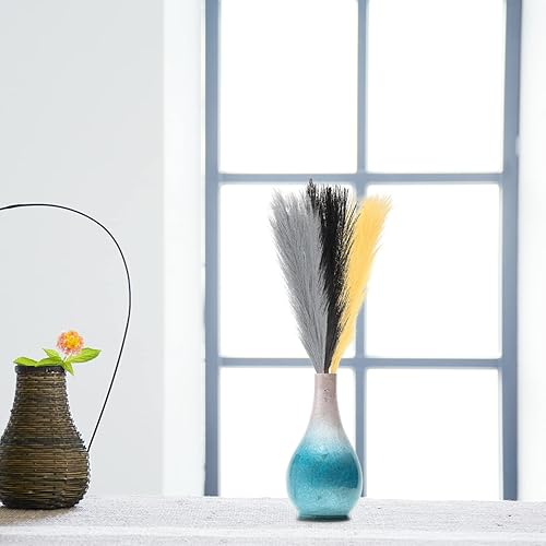 Miniatura 2 de iplusmile Ramos de hierba de las pampas artificiales, ramos de cañas de pampa, tallo de flores de tacto real, decoración para arreglos florales,