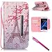 Galaxy S7 Case, Firefish Kickstand Card Slots Cash Holder Dual Layer Impact Resistant Case Cover with Wrist Strap Magnetic Snap Closure for Samsung Galaxy S7-Tower