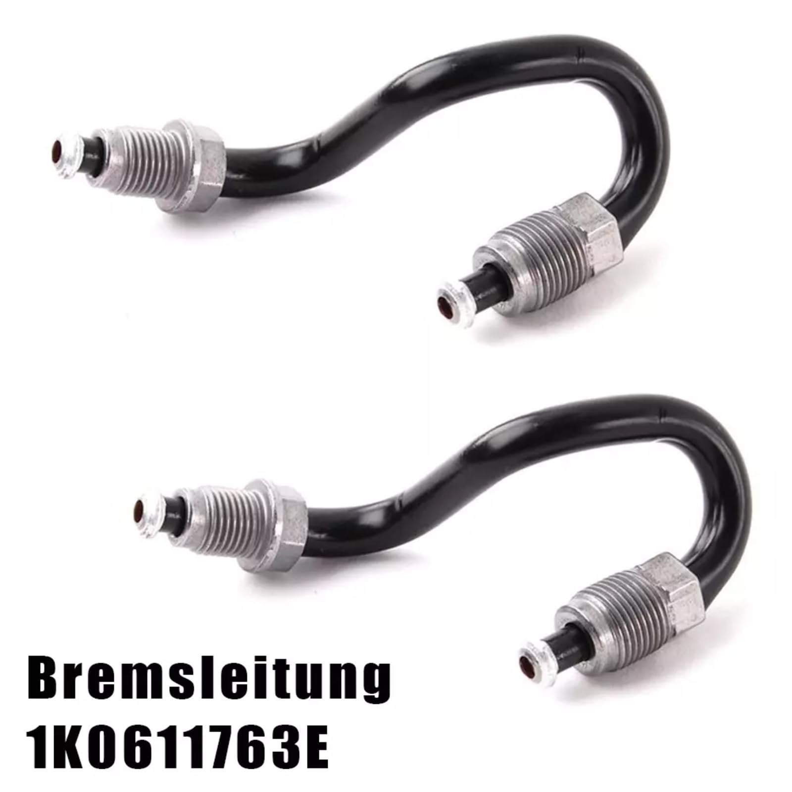 2 x Bremsleitung Hinten Links und Rechts 1K0611763E 1K0611763F Bremsleitungen Bremsrohr Bremsschlauch für A3 TT Seat Altea Toledo VW EOS Golf Plus Jetta