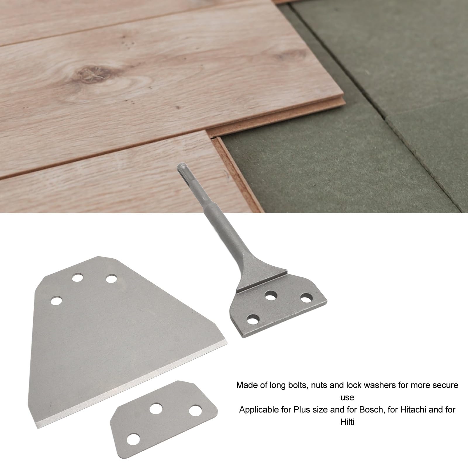 Versatile Electric Hammer Chisel - Tile & Flooring Removal Tool with Firm Grip, Heat - Treated for Durability, Suitable for DIY & Professional Projects