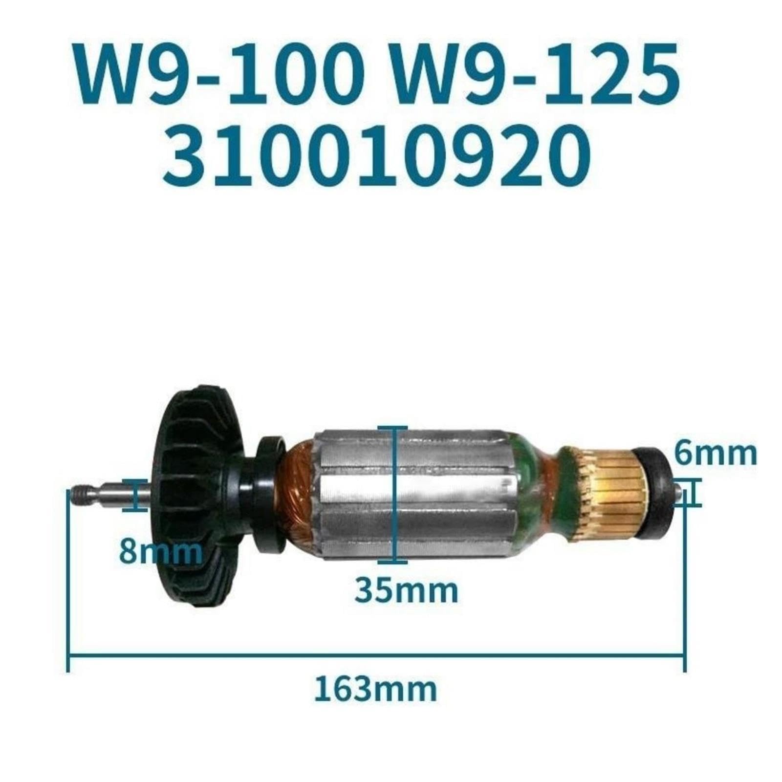 Estator De Armadura, Compatible With Metabo, For W9-100 W9-125 310010920