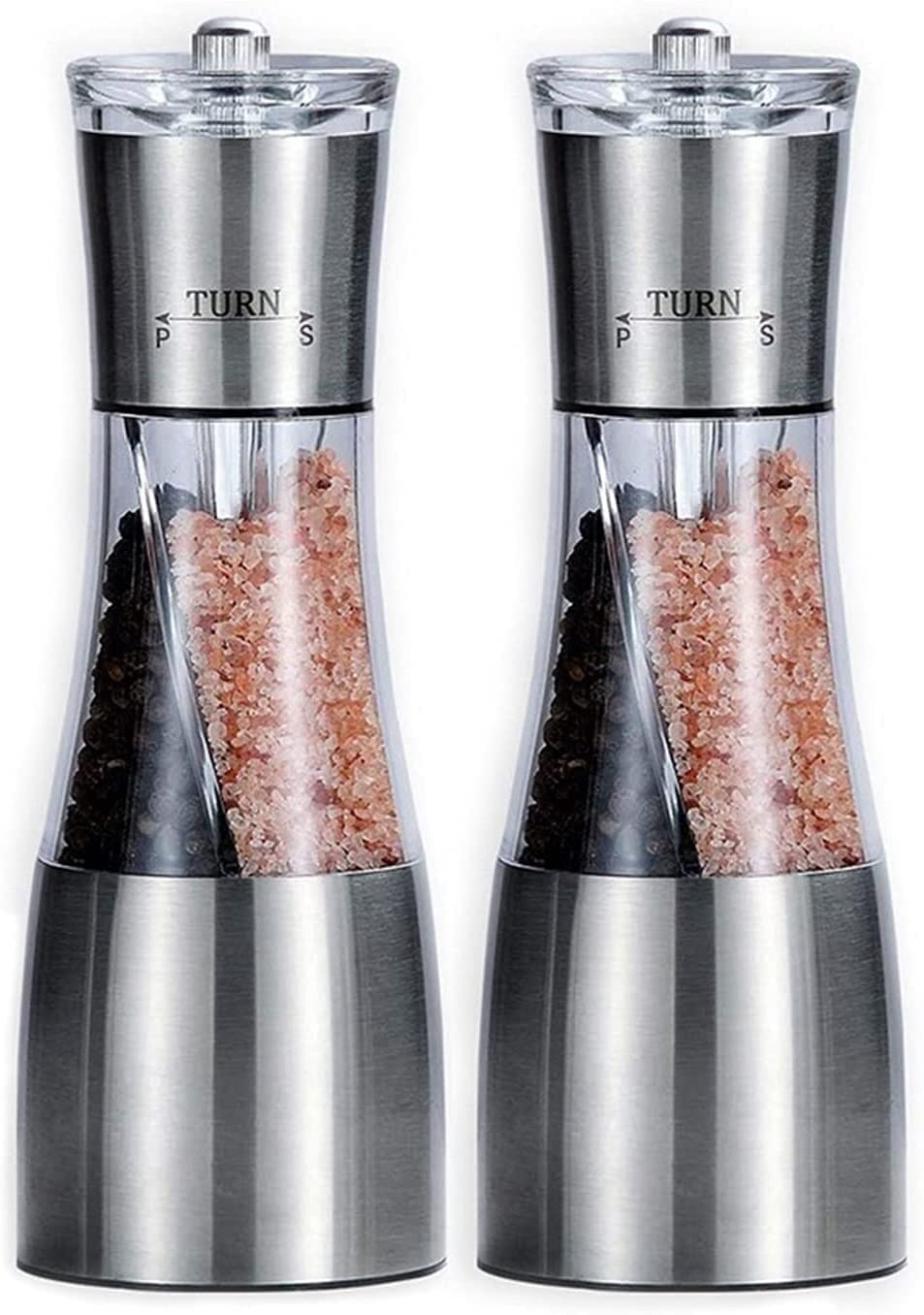 Poivron shakers pour cuisine et barbecue en acier inoxydable