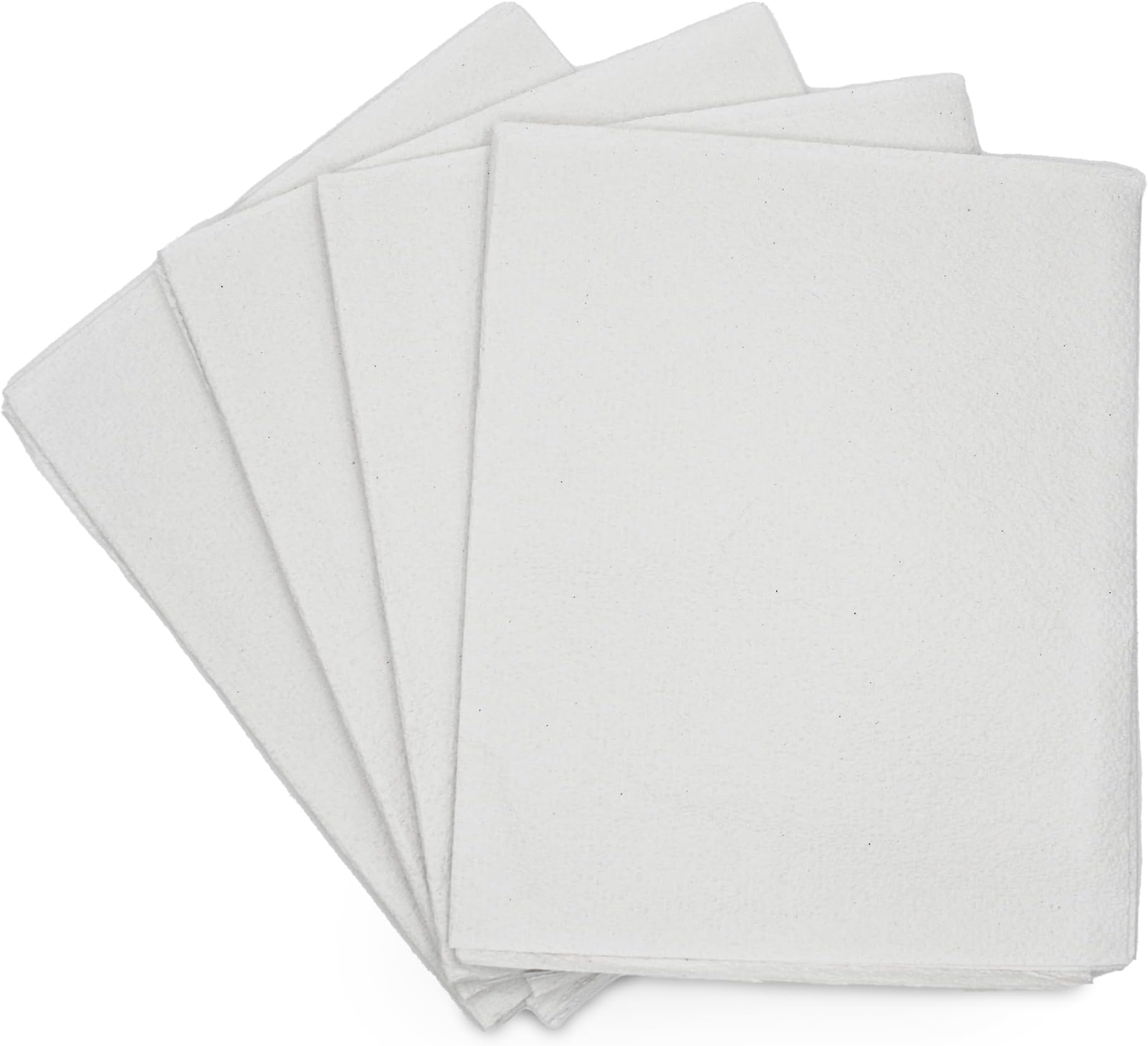 TIDI Choice Single Use Medical Patient Drape Sheets, White, 40" x 60" (Pack of 100) - Double Layer Tissue Pebble Embossed Modesty - Medical Supplies, Nursing Care Supplies, Tattoo Supplies (918303)