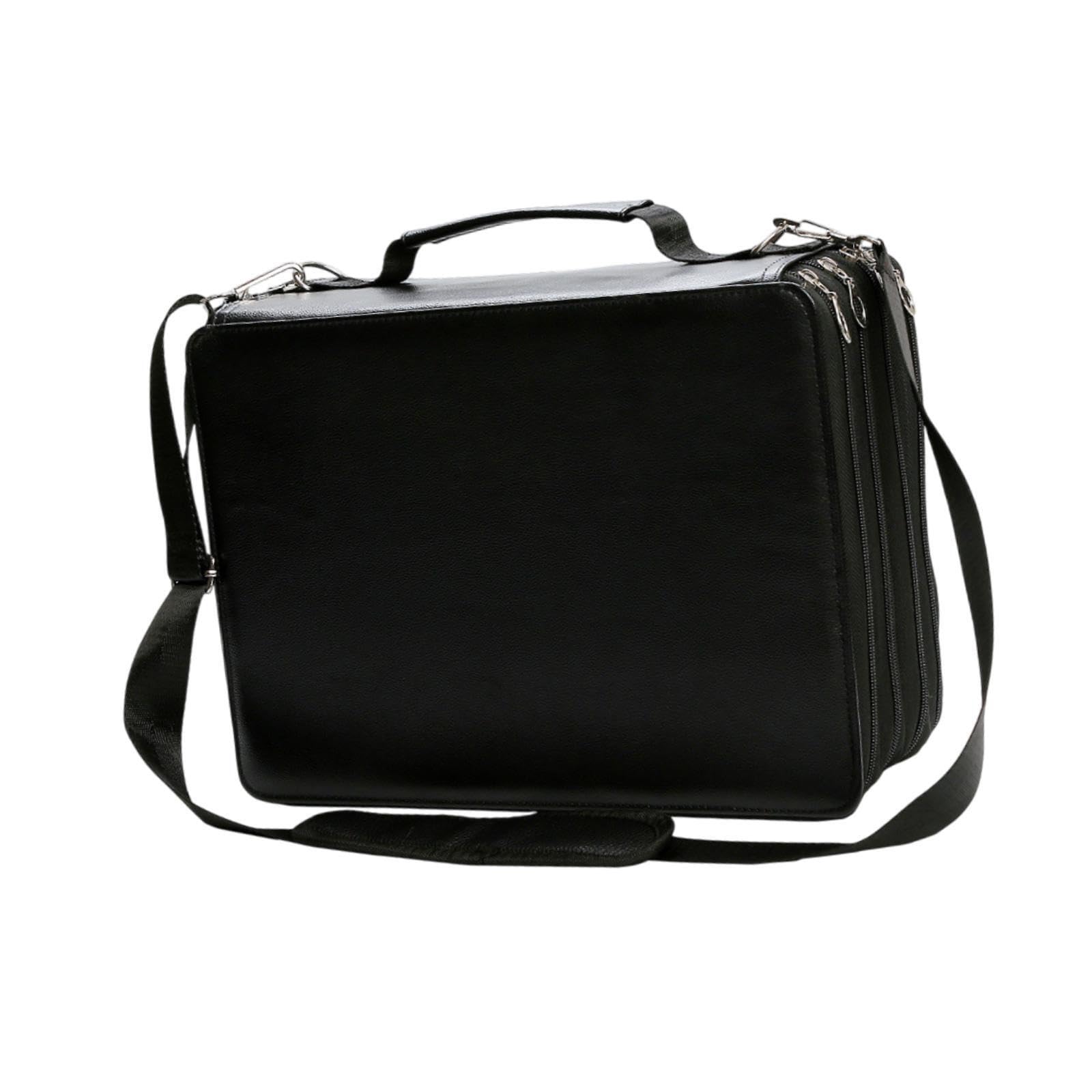 Portapenne compatto con 224 scomparti, elegante organizer ad