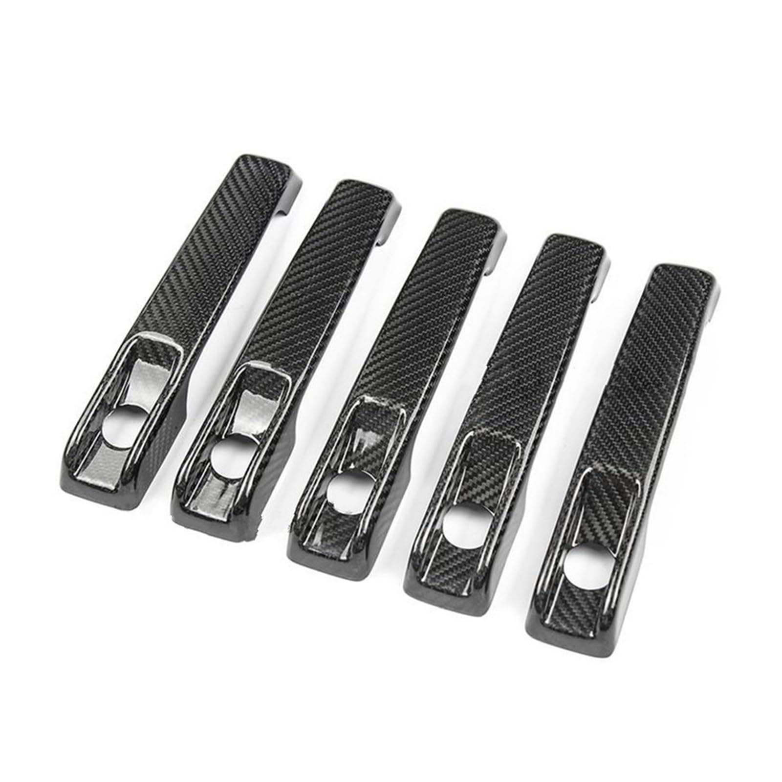 Drezzo Car Exterior Door Handle for Mercedes for Benz G C-Lass W463 W464 G65 G55 G63 G500 G550 G350 2009-2019 Real Carbon for Fiber Outer Door Handle