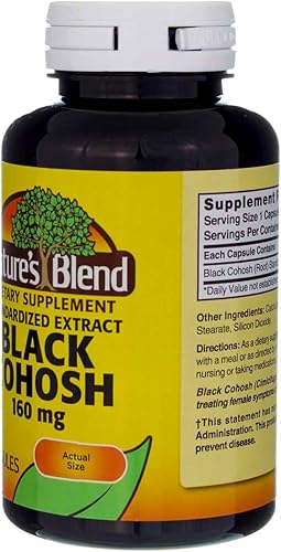 Miniatura 5 de Nature's Blend Negro Cohosh CP 160MG 120, 079854012132