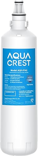 AQUA CREST 7012333 Ice Maker Water Filter, Replacement for Sub-Zero 7012333, UC-15, UC-15IP Ice Maker Water Filter, Manitowoc K00374, 1 Pack