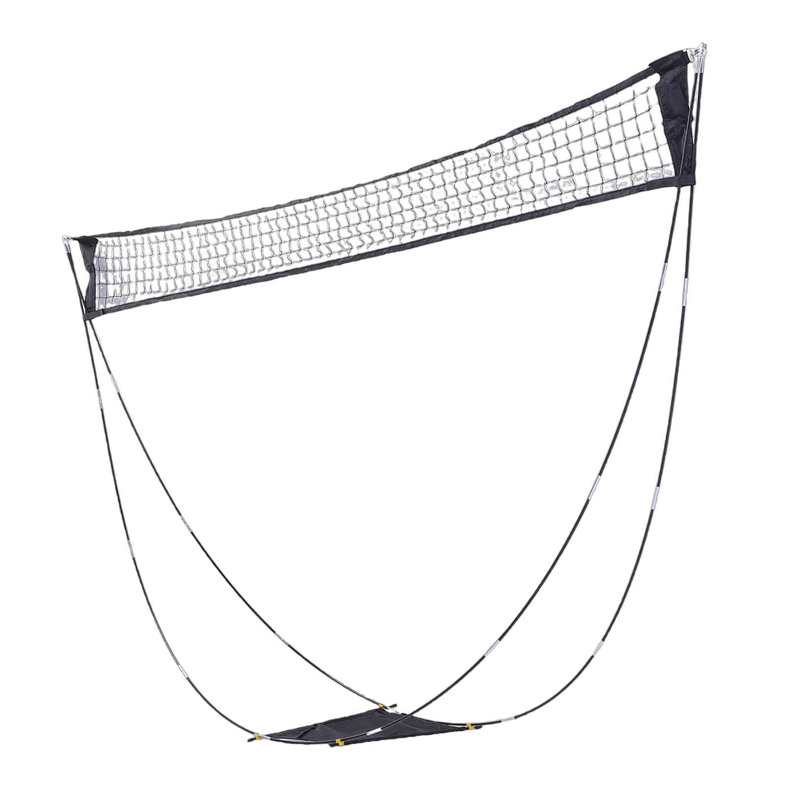 Generic Red de Entrenamiento de Bádminton Deportivo, Soporte Fuerte, Fácil Montaje para Uso Recreativo y Competitivo, Hierro de Poliéster Resistente a Desgarros