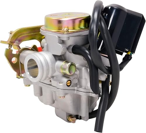Miniatura 7 de GY6 50CC Carburador para 49CC 50CC 139QMA 139QMB 4 tiempos Scooter Ciclomotao Motor PD18J ciclomotor ATV Go Kart Quads Buggy Kymco con filtro de