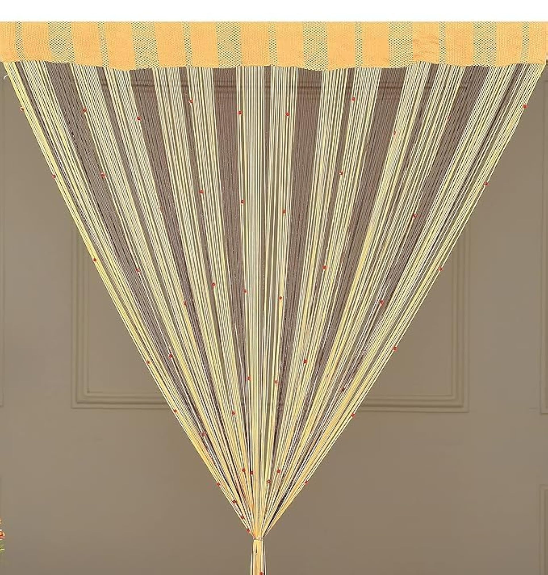ATELIERIUM Multicolor String Threads Beads Hanging Torren Curtain