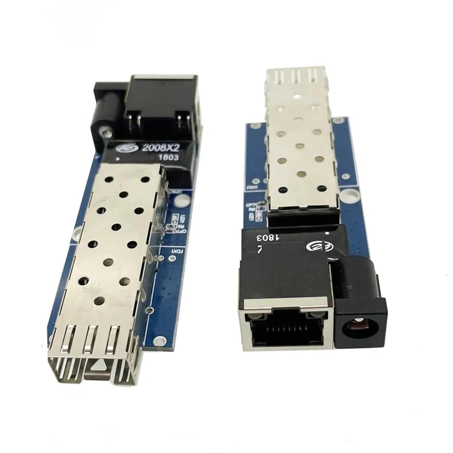 1Pair Sfp Media Converter Gigabit Mini10/100/1000Mbps Fiber Optical Ethernet Switch 1SFP1E 1F1E(1 Pair)