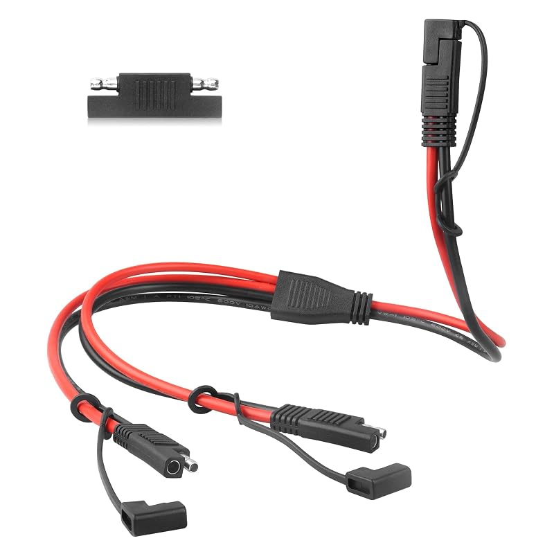 Cabo divisor SAE Y 1 para 2, extensão 10 AWG, 60,96 cm, sem fusível PAEKQ