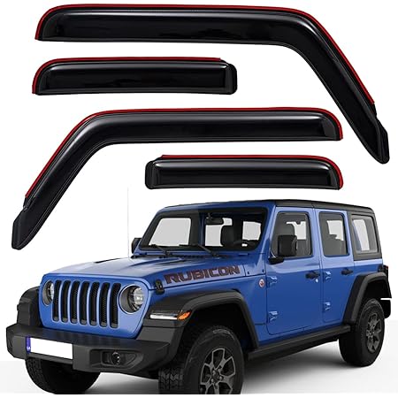 Regenrinne Verlängerung Für Jeep Wrangler JL/JLU & Gladiator JT 2018-2022 - ABS