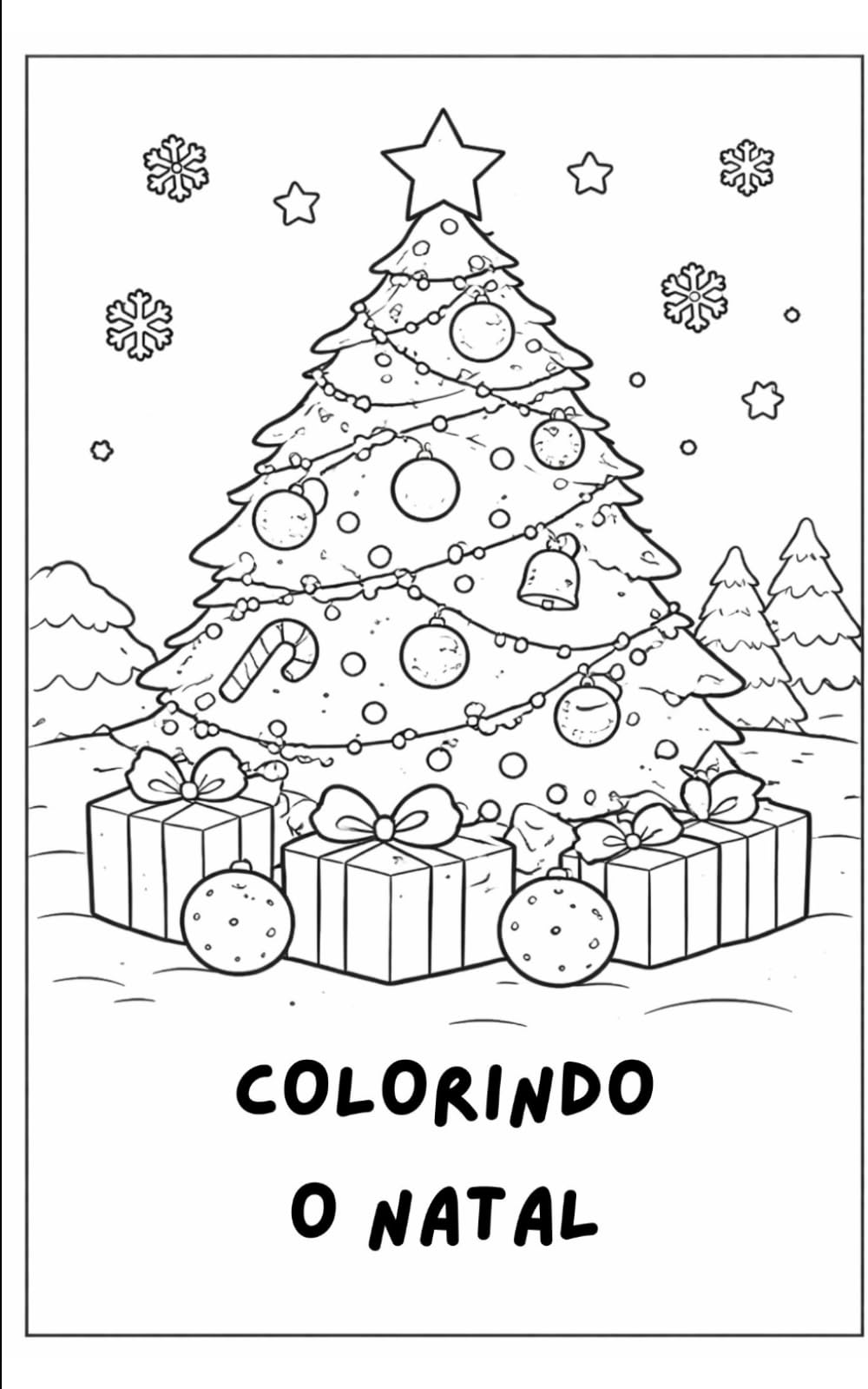 Colorindo o natal
