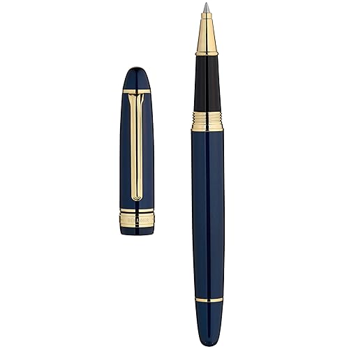BEILUNER 319 Piano Blue Lacquer Rollerball - Stunning Luxury Pen