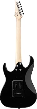 Ibanez grx20-bkn guitars, night black, metal, modern