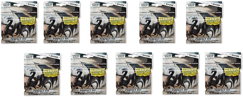 10 Packs Dragon Shield Inner Sleeve Sideloader Smoke Standard Size 100 ct Card Sleeves Display Case …