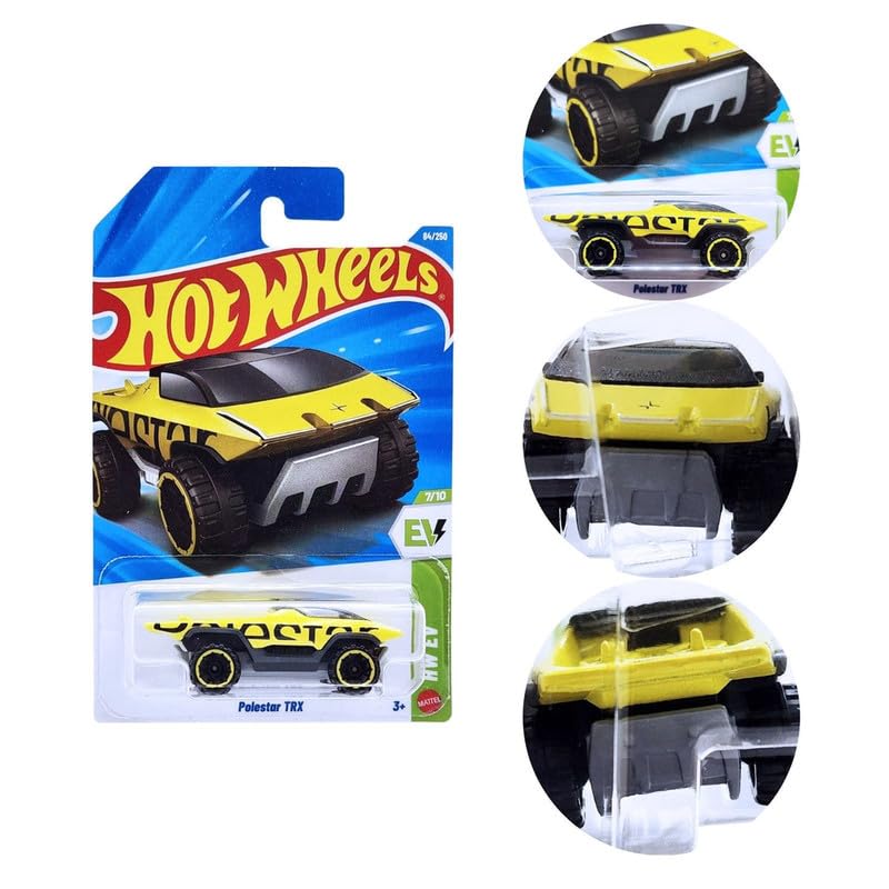 Image of Hot Wheels Polestar TRX HW EV Ages 3 and Up 84 /250(Yellow)