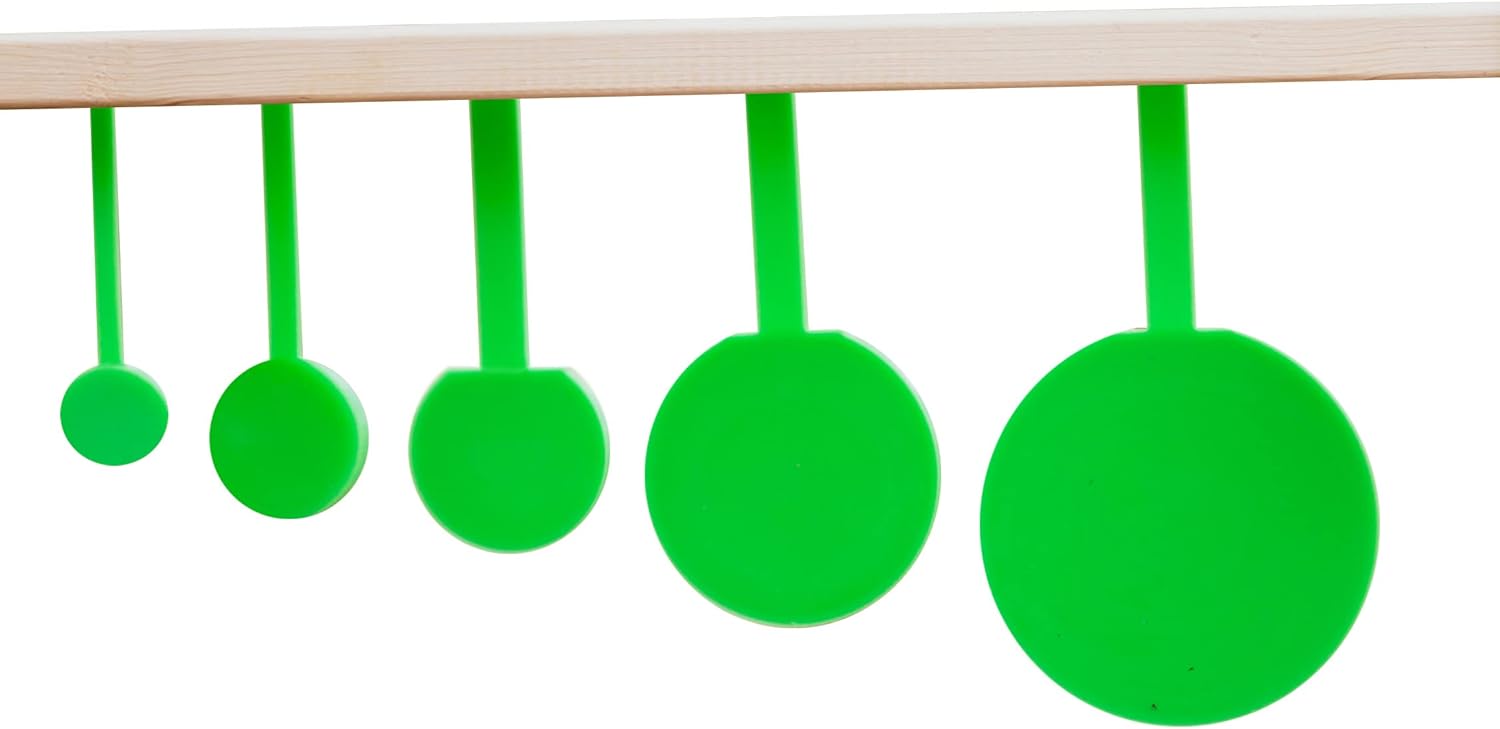 Reactive Self Healing Targets for Shooting, Set of 5 HangTuff Targets, Hanging Gun Target for Pistol or Rifle, for Indoor and Outdoor Range, Ricochet Free