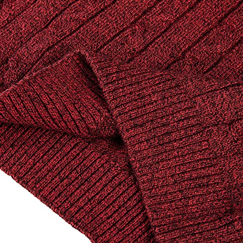 Image of Kid Nation Boys Sweater Cotton Quarter Zip Sweater Kids Cable Knit Pullover | Casual 1 /4 Zip Sweater for Child 3-14 Years (Previously Amazon Essentials)