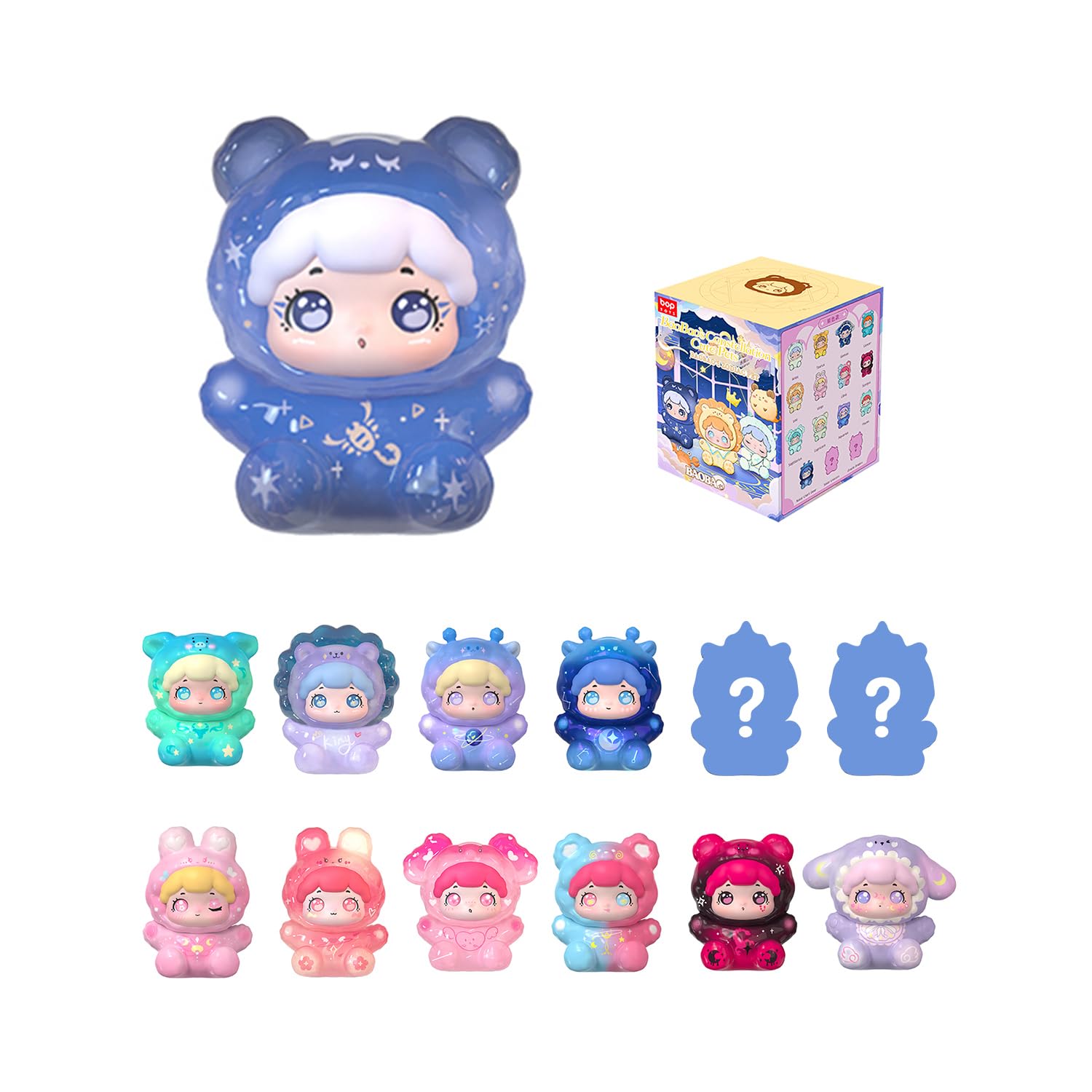 Amazon.com: Popobox Zodiac PET Series Blind Box Figures, Random