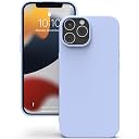 YATWIN Silicone Back Case for iPhone 12 Pro Max, Soft-Touch Phone Back Cover for Apple iPhone 12 Pro Max - Lilac gallery image