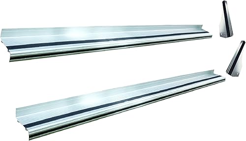 Miniatura 4 de Black Horse - Estribos comerciales de aluminio compatibles con 97-14 Express/Savana 1500-2500-3500|92-15 Ford E/Econoline-RUN102SS