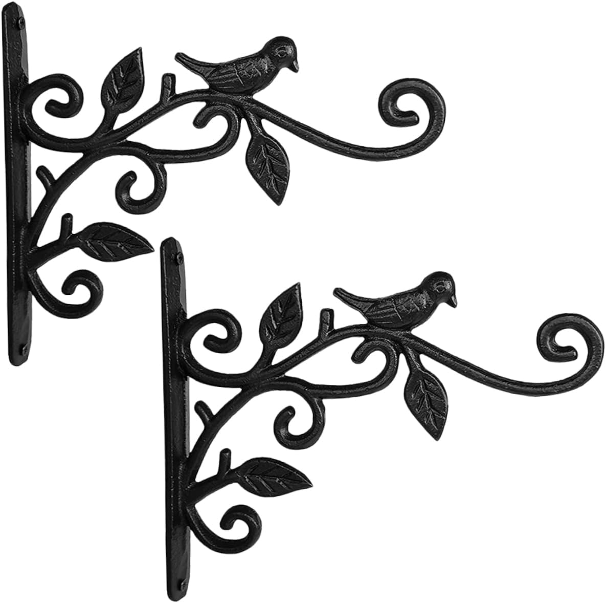 2pcs Hanging Plant Holder Wall Bracket Iron Plant Hanger Hooks for Bonsai Lantern and Planter