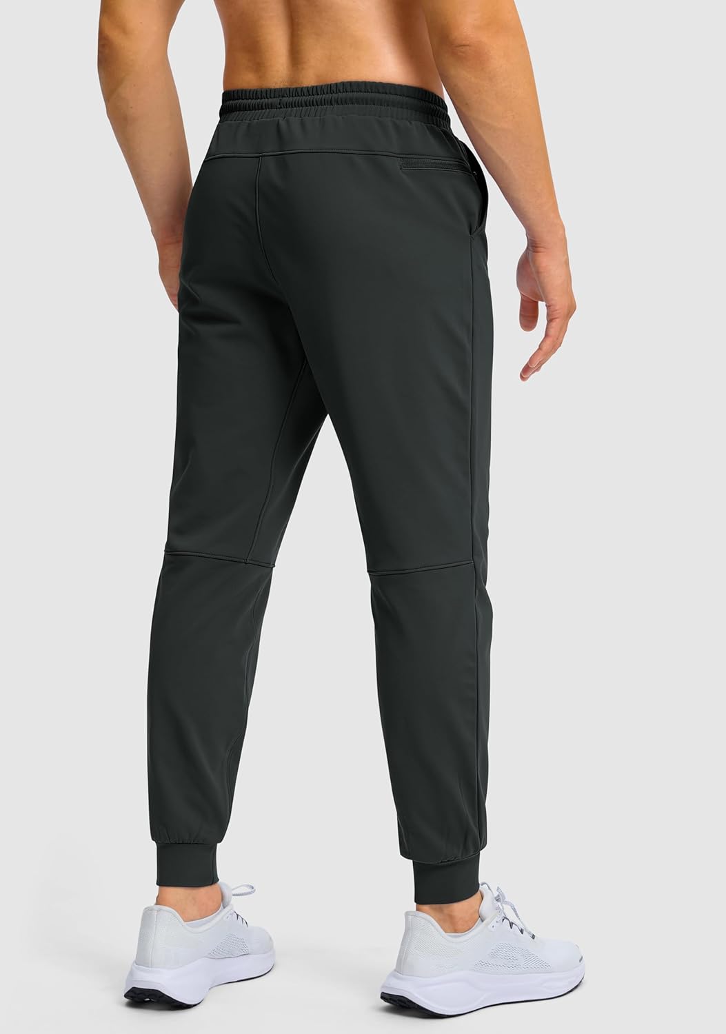 G Gradual Men's Fleece Lined Athletic Pants with Zipper Pocket Winter Warm Joggers Water Resistant Running Sweatpants for Men - Image 3