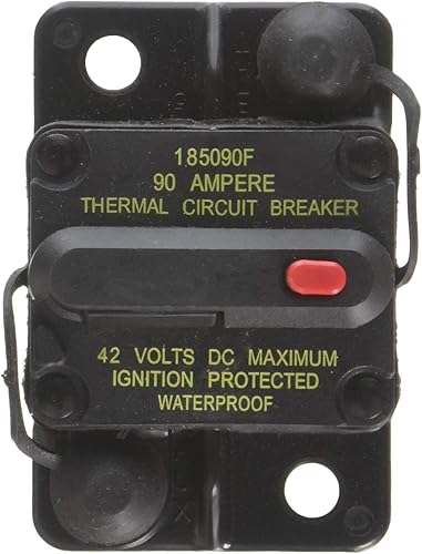 Vista 2 de Bussmann CB185-90 Disyuntor tipo III de montaje empotrado impermeable de 90 amperios