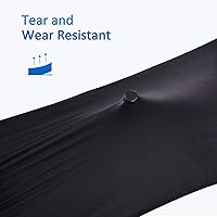 Vista 4 de Schneider Guantes de examen de nitrilo, color negro, 4 mil, guantes desechables sin látex, sin polvo, aptos para alimentos