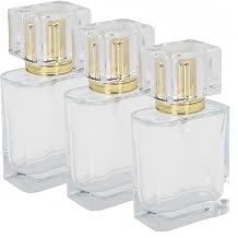 Refillable Perfume Bottle, 50ml/1.7oz Large Empty Travel Perfume Atomizer, Perfume Spray Bottles, Fine Mist Atomizer Bottle, for Women Men, 3 Pack