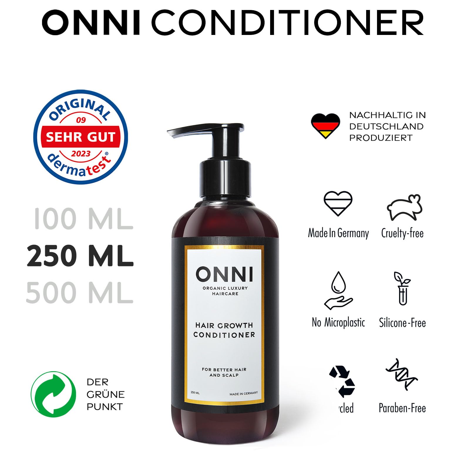 ONNI Organic Hair Growth Acondicionador 250 ml