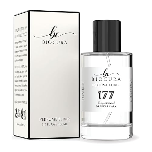 BC Perfume 177 Inspired by Guy Drakkar Dark For Men Réplica Fragancia Dupes Eau de Parfum Spray Bottle 3.4 Fl Oz3.4 fl oz-X1